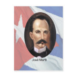 Jose Marti on Cuban Flag postcards