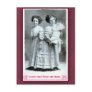 Josefa and Rosa Circus Performers on Cards Postcard