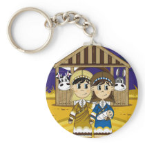 Joseph by Nativity Barn Keychain