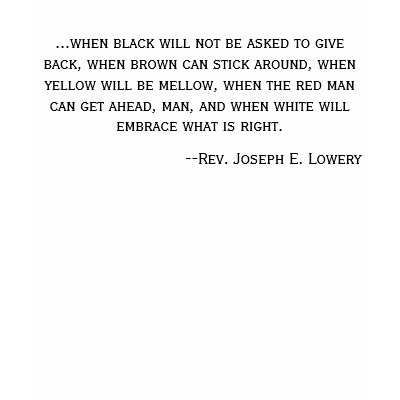 Joseph E. Lowery 2009 Inauguration Speech/Quote Tshirt by christiantmendelsohn