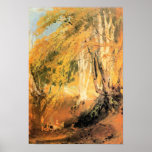 Joseph Mallord Turner - Beech woods with Gypsies 2 Print