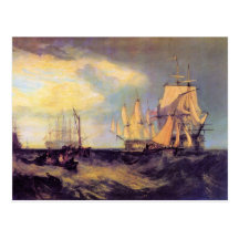 Joseph Mallord Turner - Recovering an anchor Postcards