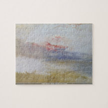 Joseph Mallord Turner -Red sky over a beach puzzle