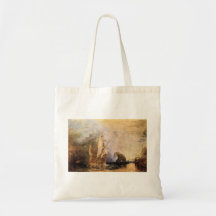 Joseph Mallord Turner - Ulysses in Homers Odyssey Tote Bags
