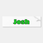 Josh Bumper Stickers