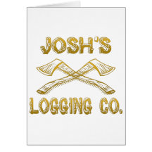Josh's Logging Company Card