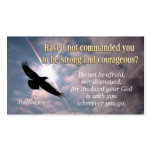 Joshua 1:9 - INSPIRATIONAL Profile CARDS Business Card Templates