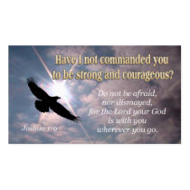 Joshua 1:9 - INSPIRATIONAL Profile CARDS Business Card Templates