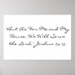 Joshua 24:15 posters