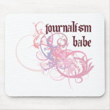 Journalism Babe Mouse Pad