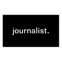 Journalist Business Card Template