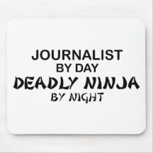 Journalist Deadly Ninja by Night Mousemat
