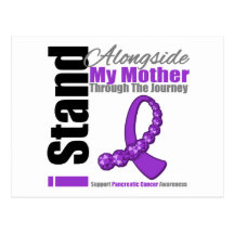 Journey Ribbon For Pancreatic Cancer (Mother) Post Cards