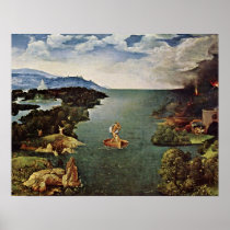 journey to the underworld by Joachim Patinir Posters