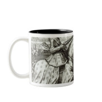 Jousting Tournament in a square Coffee Mugs