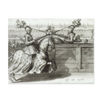 Jousting Tournament in a square