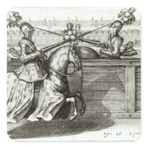 Jousting Tournament in a square
