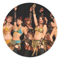 Joweh Dancers Round Sticker