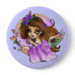 "JOY" Angel Button