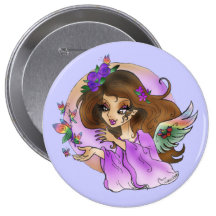 "JOY" Angel Button