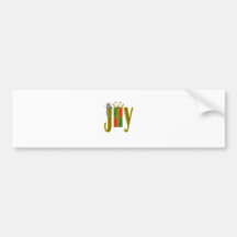 JOY Gift Cat Bumper Stickers