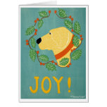 Joy Greeting Card - Stephen Huneck