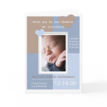 Joy In Our Hearts Baby Announcement Card