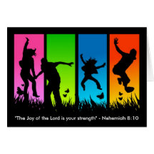 Joy of the Lord Christian Card Nehemiah 8:10