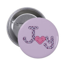 Joy Pinback Button