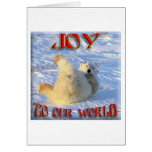 Joy to Our World from the Polar Bears Cards