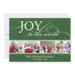JOY TO THE WORLD | HOLIDAY PHOTO CARD invitations