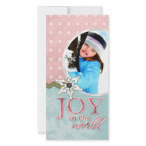 Joy to the World Customised Photo Card