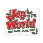 Joy World Blah Blah Postcard