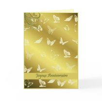 joyeux anniversaire butterflies greeting cards