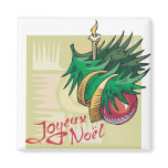 Joyeux Noel Baubles magnets
