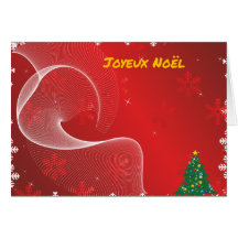Joyeux Noël Grußkarte