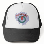 Joyeux Noel Holly Wreath hats