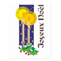 Joyeux Noël Postkarte