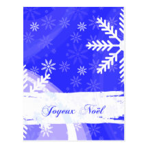 Joyeux Noël Postkarte