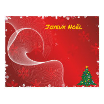 Joyeux Noël Postkarten