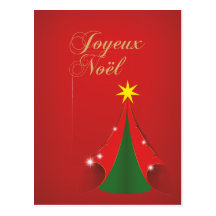 Joyeux Noël Postkarten
