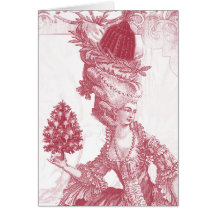 Joyeux Noel (rouge) Greeting Card
