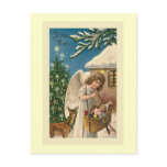 "Joyeux Noel Vintage Christmas Card" postcards