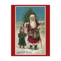 "Joyeux Noel" Vintage French Christmas Postcard