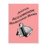 Joyful Accordion Marching Band Post Cards