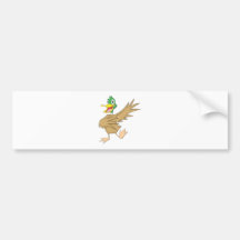 Joyful Duck Bumper Sticker
