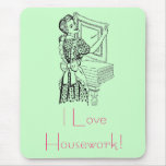 Joyful housewife