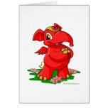 Joyful red Elephante in Shenkuu cards