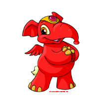 Joyful red Elephante t-shirts