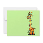 Joyfull Giraffe invitations